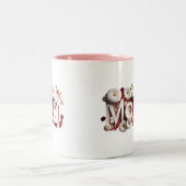 Muttertag für Mutter, Mama, Mutti Zweifarbige Tasse (Mittel)