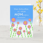 Muttertag für Mutter, MOMentous Occasion Pun Karte (Gelbe Blume)