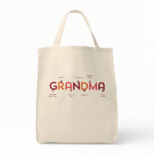Muttertag für Oma Personalisiert Tote Bag