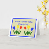 Muttertag für Stepmutter Karte (Gelbe Blume)