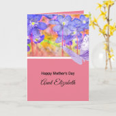 Muttertag für Tante Grußkarte Karte (Gelbe Blume)