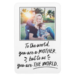 Muttertag für uns sind Sie das Foto der Welt Magnet