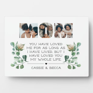 Muttertag Geburtstag bis Mama vom Kids-Foto Fotoplatte