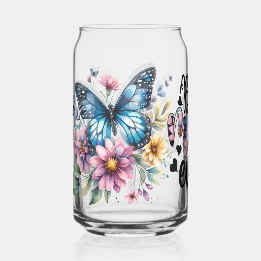 Muttertag gedruckte Can-Brille Dosenglas (Vorderseite)