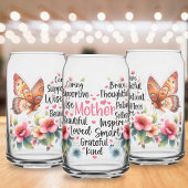 Muttertag gedruckte Can-Brille Dosenglas