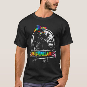 Muttertag Gefärbte Krawatte Bonusmomsaurus Bonus M T-Shirt