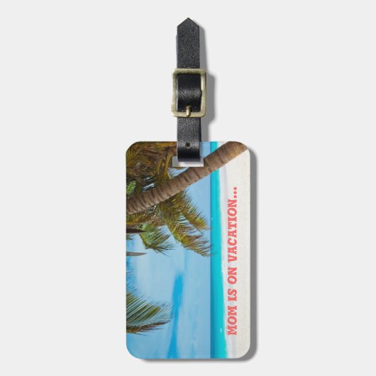 Muttertag Gepäckanhänger (Vorderseite vertikal)