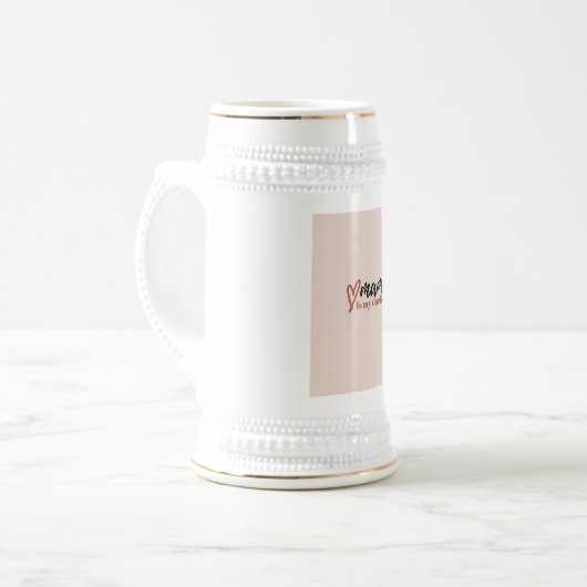 Muttertag Geschenk Bierglas (Vorderseite Links)