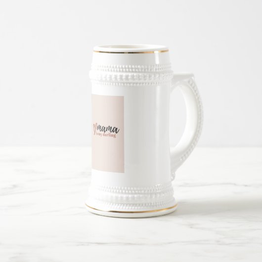 Muttertag Geschenk Bierglas (VorderseiteRechts)