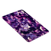 Muttertag, Geschenk, Foto lila Blume, Hochzeit, Magnet (Rechte Seite)