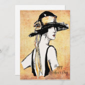 Muttertag/Geschenk für Mama/Vintage Karte (Vorne/Hinten)