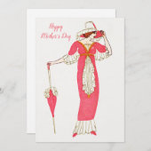 Muttertag/Geschenk für Mama/Vintage Karte (Vorne/Hinten)