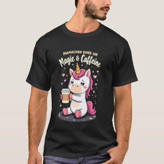 Muttertag Geschenk Mamacorn Runs auf Magic & Caffe T-Shirt