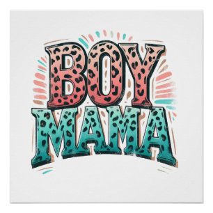 Muttertag Geschenk Mutter eines Jungen Poster
