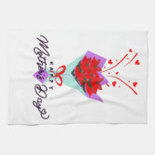 Muttertag Geschenk T-Shirt Geschirrtuch (Horizontal)