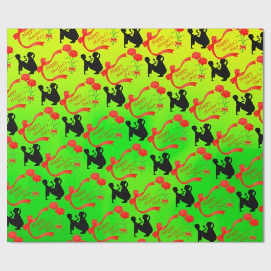 Muttertag Geschenkpapier (Flach)