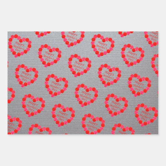Muttertag Geschenkpapier Set (Vorderseite 3)