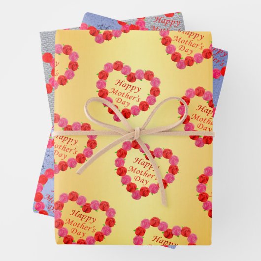 Muttertag Geschenkpapier Set (Beispiel)