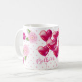 Muttertag - Geschenktasse Blumenbecher Dekoration Kaffeetasse (Vorderseite Links)