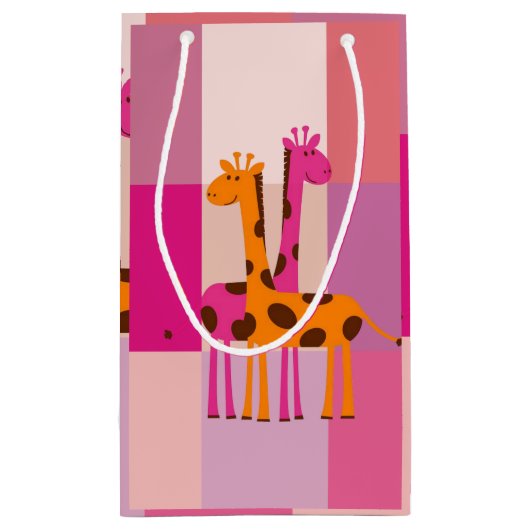 Muttertag Geschenktüte Giraffe (Rückseite)