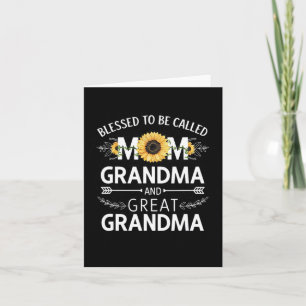 Muttertag gesegnet, als Mama Oma Grea genannt zu w Karte