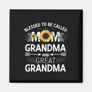 Muttertag gesegnet, als Mama Oma Grea genannt zu w Magnet