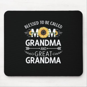 Muttertag gesegnet, als Mama Oma Grea genannt zu w Mousepad