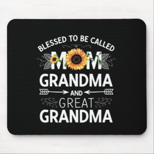 Muttertag gesegnet, als Mama Oma Grea genannt zu w Mousepad