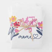 Muttertag gestaltetes Geschenkpapier Set (Beispiel)