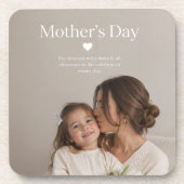 Muttertag Getränkeuntersetzer (Vorderseite)