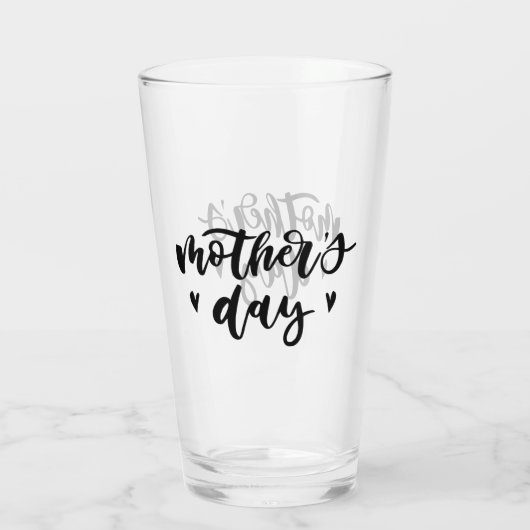 Muttertag Glas (Rückseite)