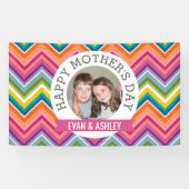 Muttertag glücklich - Benutzerdefinierte Fotovorla Banner (Horizontal)