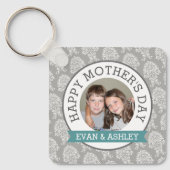 Muttertag glücklich - Staub für benutzerdefinierte Schlüsselanhänger (Vorderseite)