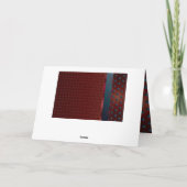 Muttertag Gold Briefe Elegante Lila Herzen Karte (Rückseite)