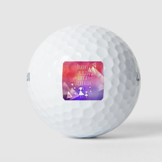 Muttertag! Golfball (Vorderseite)