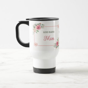 Muttertag Gott segne Mutti – Wasserfarben Blumenmu Reisebecher