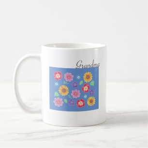 Muttertag Grandma Blumengarten Kaffee Tasse