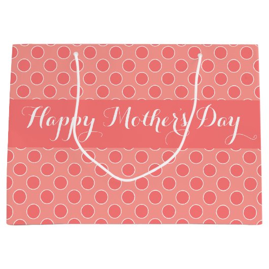 Muttertag Große Geschenktüte (Vorderseite)