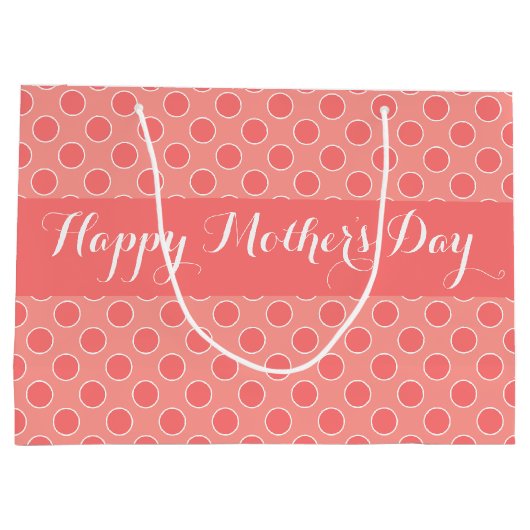 Muttertag Große Geschenktüte (Rückseite)