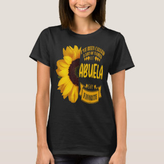 Muttertag Großeltern Tag Big Sunflower Abuela T-Shirt