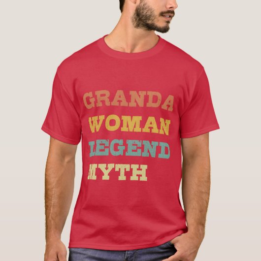 Muttertag Großmutter-Geschenk T-Shirt (Vorderseite)