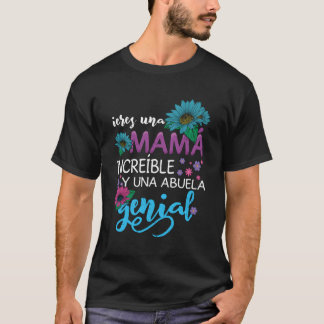 Muttertag Großmutter müde Großmutter große Mama un T-Shirt