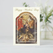 Muttertag Heilige Karte mit Schrift Verse (Stehend Vorderseite)