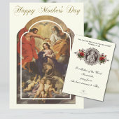 Muttertag Heilige Karte mit Schrift Verse