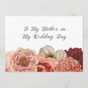Muttertag Hochzeit Dankeschön Karte