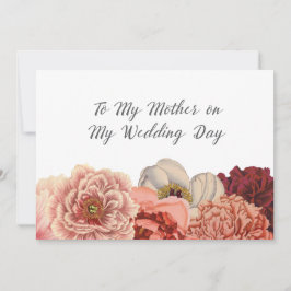 Muttertag Hochzeit Dankeschön Karte