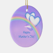 Muttertag Hoher Herzschlag Keramikornament (Rechts)