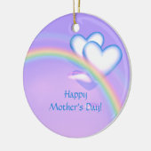 Muttertag Hoher Herzschlag Keramikornament (Links)