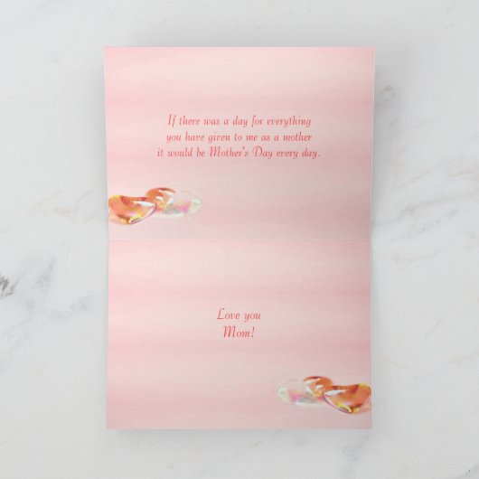 Muttertag hören karte (Innenseite)