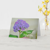 Muttertag-Hortensie Karte (Gelbe Blume)